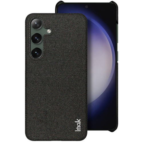 imak Ruiyi Series Cloth Texture PU + PC Phone Case for Samsung Galaxy S24 5G - Black