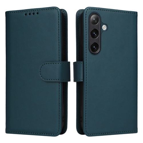 BETOPNICE BN-005 2 in 1 Detachable Imitate Genuine Leather Phone Case for Samsung Galaxy S24 5G - Blue