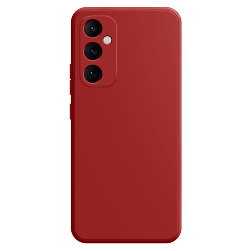 Imitation Liquid Silicone Phone Case for Samsung Galaxy S24 5G - Dark Red