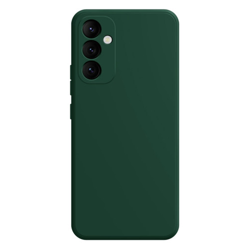 Imitation Liquid Silicone Phone Case for Samsung Galaxy A15 - Dark Green