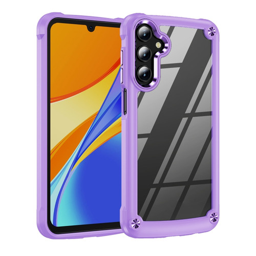 TPU + PC Lens Protection Phone Case for Samsung Galaxy A15 - Purple