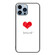 Colorful Painted Glass Phone Case for iPhone 15 Pro - Red Heart