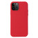 Liquid Silicone Phone Case for iPhone 15 Pro - Carmine Red