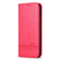 AZNS Magnetic Calf Texture Flip Leather Phone Case for iPhone 15 Pro - Red