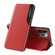 Side Display Flip Leather Phone Case for iPhone 15 Pro - Red