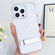 Linear Shape Holder Phone Case for iPhone 15 Pro - Silver