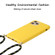 Wheat Straw Material + TPU Phone Case with Lanyard for iPhone 15 Pro - Yellow