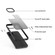 Frosted Back Shockproof Phone Case for iPhone 15 Pro - Grey