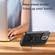 Skin Feel PC+TPU Cooling Magnetic Magsafe Phone Case with Stand for iPhone 15 - Black