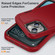 Life Waterproof Rugged Phone Case for iPhone 15 - Red + Black