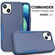 Commuter Shockproof TPU + PC Phone Case for iPhone 15 - Royal Blue