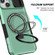 Sliding Camshield Magsafe Holder TPU Hybrid PC Phone Case for iPhone 15 - Light Blue
