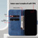 Skin Feeling Oil Leather Texture PU + TPU Phone Case for iPhone 15 - Dark Blue