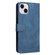 Skin Feel Life Tree Leather Phone Case for iPhone 15 - Blue