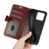 R64 Texture Horizontal Flip Leather Phone Case for iPhone 15 - Brown