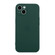 Straight Edge Solid Color TPU Shockproof Phone Case for iPhone 15 - Dark Green