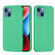 Solid Color Silicone Phone Case for iPhone 15 - Green