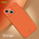 MOFI Qin Series Skin Feel All-inclusive Silicone Phone Case for iPhone 15 - Orange