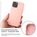 Liquid Silicone Phone Case for iPhone 15 - Sand Pink