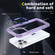 Skin Feel TPU + PC Phone Case for iPhone 15 - Transparent Purple