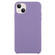 Solid Silicone Phone Case for iPhone 15 - Purple