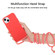 Wheat Straw Material + TPU Phone Case with Lanyard for iPhone 15 - Red