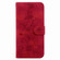 Lily Embossed Leather Phone Case for iPhone 15 - Red