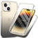 Full Body Shockproof Clear Gradient Phone Case for iPhone 15 Plus - Black