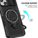Sliding Camshield Magsafe Holder TPU Hybrid PC Phone Case for iPhone 15 Plus - Black