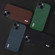 ABEEL Genuine Leather Luxury Black Edge Phone Case for iPhone 15 Plus - Royal Blue