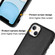 Leather Texture Full Coverage Phone Case for iPhone 15 Plus - Black