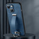 SULADA Tide Cool Series PC + Leather Texture Skin Feel Phone Case for iPhone 15 Plus - Blue