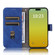 Skin Feel Magnetic Flip Leather Phone Case for iPhone 15 Plus - Blue