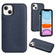 Leather Texture Full Coverage Phone Case for iPhone 15 Plus - Blue