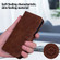 Skin Feeling Oil Leather Texture PU + TPU Phone Case for iPhone 15 Plus - Brown