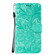 Lace Flower Embossing Flip Leather Phone Case for iPhone 15 Plus - Green