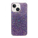 Glitter Sequins Epoxy TPU Phone Case for iPhone 15 Plus - Purple