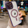 MagSafe Gradient Color Glitter TPU + Acrylic Phone Case with Lens Film for iPhone 15 Plus - Purple