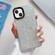 Glitter Epoxy Shockproof Phone Case for iPhone 15 Plus - White