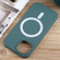 MagSafe Liquid Silicone Phone Case for iPhone 15 Plus - Deep Green