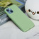 Solid Color Silicone Phone Case for iPhone 15 Plus - Mint Green