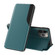 Side Display Flip Leather Phone Case for iPhone 15 Plus - Green