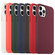 MagSafe Liquid Silicone Full Coverage Phone Case for iPhone 15 Plus - Pink Orange
