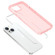 Two-color Shockproof High Transparency TPU Phone Case for iPhone 15 Plus - Pink