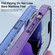 iPAKY YG Series Transparent PC+TPU Phone Case for iPhone 15 Plus - Transparent Purple