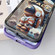 Liquid Angel Eyes Giant Astronaut TPU Phone Case for iPhone 15 Plus - Purple