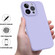 LK MagSafe Magnetic Silicone Phone Case for iPhone 15 Plus - Purple