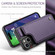 CaseMe C22 Card Slots Holder RFID Anti-theft Phone Case for iPhone 15 Plus - Purple