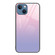 Colorful Painted Glass Phone Case for iPhone 15 Plus - Purple Sky