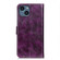Retro Crazy Horse Texture Horizontal Flip Leather Phone Case for iPhone 15 Plus - Purple